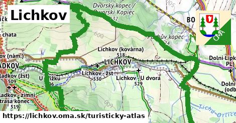 ikona Turistická mapa turisticky-atlas v lichkov