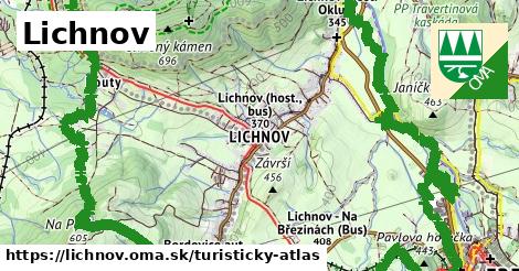 ikona Turistická mapa turisticky-atlas v lichnov