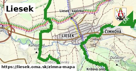 ikona Zimná mapa zimna-mapa v liesek