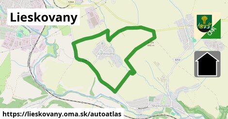 ikona Mapa autoatlas v lieskovany