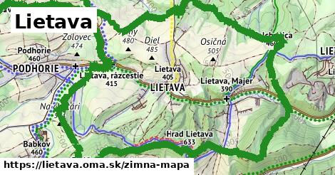 ikona Zimná mapa zimna-mapa v lietava