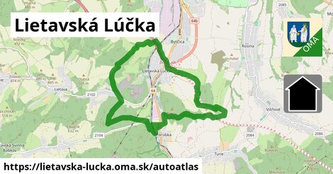 ikona Mapa autoatlas v lietavska-lucka