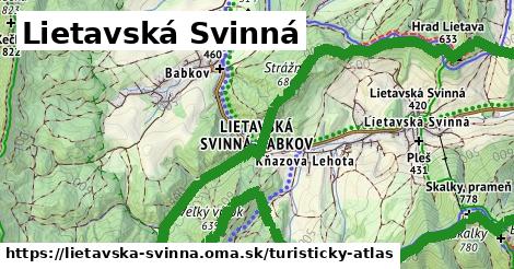 ikona Lietavská Svinná: 0 m trás turisticky-atlas v lietavska-svinna