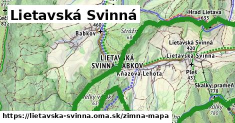 ikona Zimná mapa zimna-mapa v lietavska-svinna