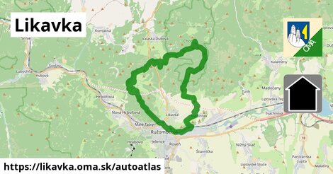 ikona Mapa autoatlas v likavka