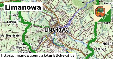 ikona Turistická mapa turisticky-atlas v limanowa