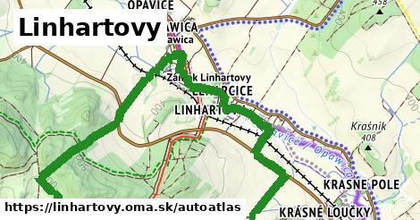 ikona Mapa autoatlas v linhartovy