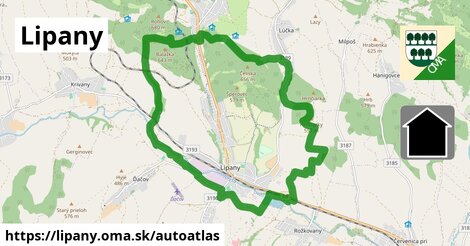 ikona Mapa autoatlas v lipany