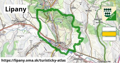 ikona Turistická mapa turisticky-atlas v lipany