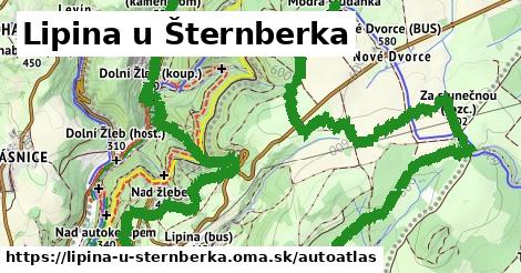 ikona Mapa autoatlas v lipina-u-sternberka