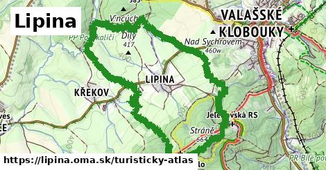 ikona Turistická mapa turisticky-atlas v lipina