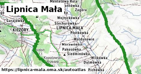 ikona Mapa autoatlas v lipnica-mala