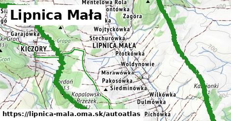 ikona Mapa autoatlas v lipnica-mala