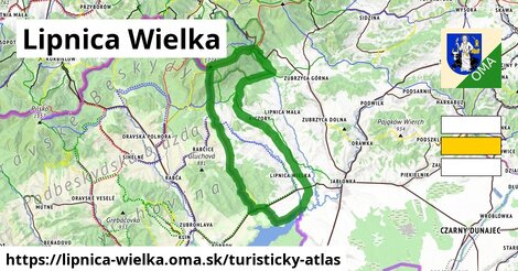 ikona Turistická mapa turisticky-atlas v lipnica-wielka