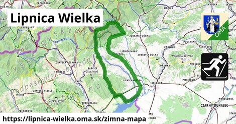 ikona Zimná mapa zimna-mapa v lipnica-wielka