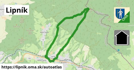 ikona Mapa autoatlas v lipnik