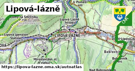 ikona Mapa autoatlas v lipova-lazne