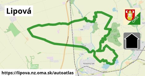 ikona Mapa autoatlas v lipova.nz