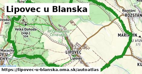 ulice v Lipovec u Blanska