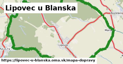 ikona Mapa dopravy mapa-dopravy v lipovec-u-blanska