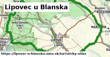 ikona Turistická mapa turisticky-atlas v lipovec-u-blanska