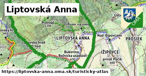 ikona Turistická mapa turisticky-atlas v liptovska-anna