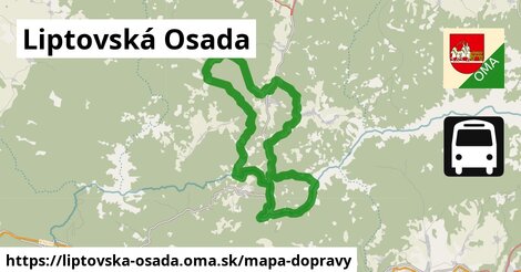 ikona Mapa dopravy mapa-dopravy v liptovska-osada