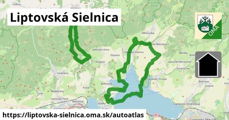 ulice v Liptovská Sielnica