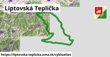 ikona Cyklo cykloatlas v liptovska-teplicka