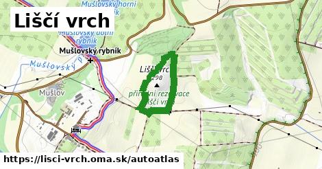 ikona Mapa autoatlas v lisci-vrch