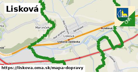 ikona Mapa dopravy mapa-dopravy v liskova
