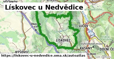 ikona Mapa autoatlas v liskovec-u-nedvedice