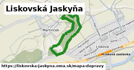 ikona Mapa dopravy mapa-dopravy v liskovska-jaskyna