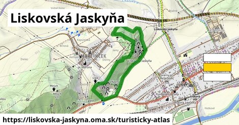 ikona Turistická mapa turisticky-atlas v liskovska-jaskyna