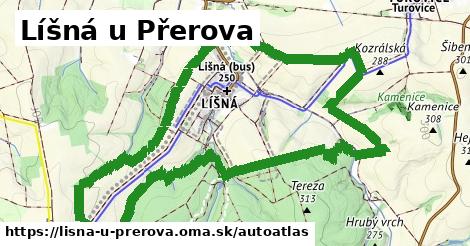 ikona Mapa autoatlas v lisna-u-prerova