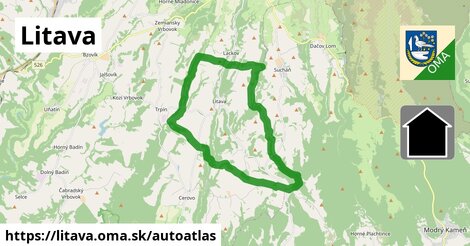 ikona Mapa autoatlas v litava