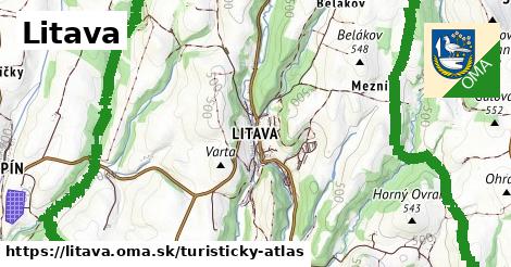 ikona Turistická mapa turisticky-atlas v litava