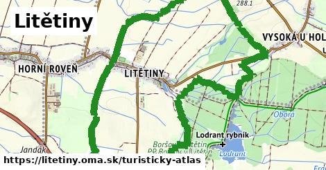 ikona Turistická mapa turisticky-atlas v litetiny