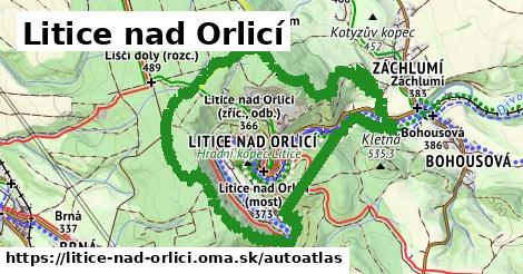 ikona Mapa autoatlas v litice-nad-orlici