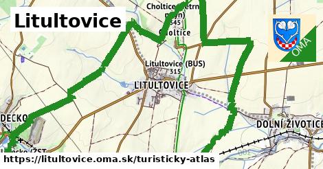 ikona Turistická mapa turisticky-atlas v litultovice