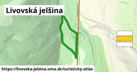ikona Turistická mapa turisticky-atlas v livovska-jelsina