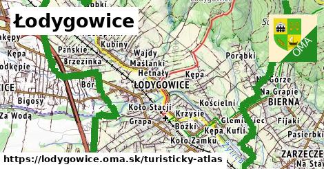 ikona Łodygowice: 0 m trás turisticky-atlas v lodygowice