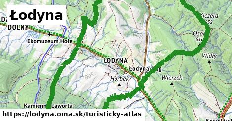 ikona Turistická mapa turisticky-atlas v lodyna