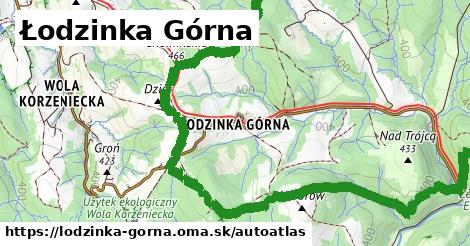 ikona Mapa autoatlas v lodzinka-gorna