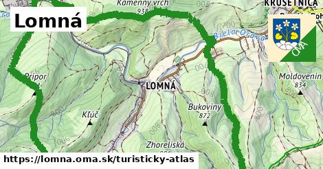 ikona Turistická mapa turisticky-atlas v lomna