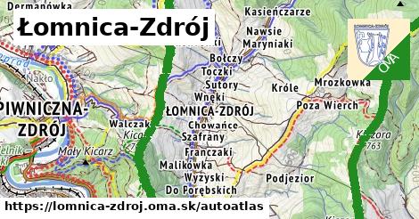 ikona Mapa autoatlas v lomnica-zdroj