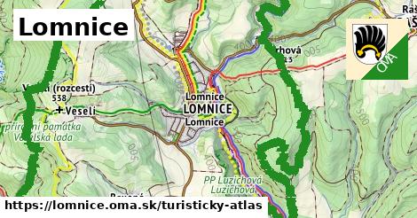 ikona Turistická mapa turisticky-atlas v lomnice