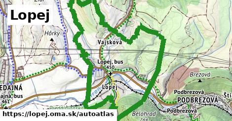 ikona Mapa autoatlas v lopej