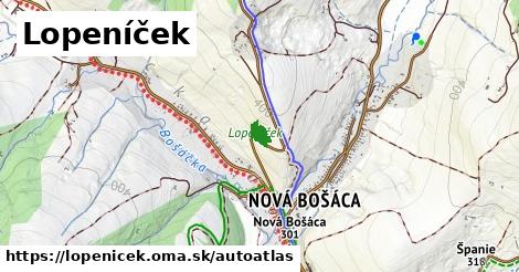 ikona Mapa autoatlas v lopenicek