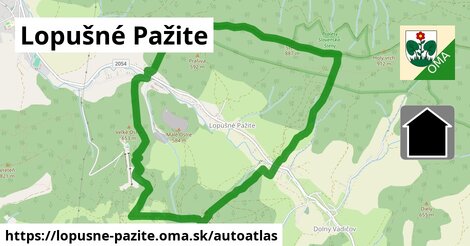 ikona Mapa autoatlas v lopusne-pazite